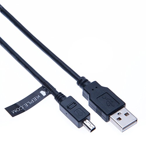 Mini Pin USB Daten Kabel Kompatibel mit Kodak Easyshare X6490 DX7440 DX7590 DX7630 CX7310 CX7330 CX7430 CX7525 JVC GC-QX3 GC-X GC-X3 Konica Minolta Dimage 2330 5 7 7HI E203 Führen für Kameras (1m) von Keple