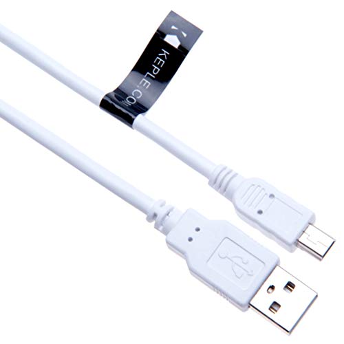Mini-USB-Kabel, Ladekabel, Datensynchronisierung, kompatibel mit Philips GoGear Ariaz Cam Muse Opus RaGa Spark ViBE Bush MP3, Kubik Evo Edge II Roca Neo | MP3 MP4 Musik-Player, 1 m von Keple