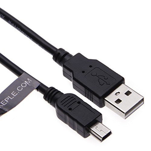 Mini USB Kabel von Keple | Ladegerät und Datentransfer USB auf Mini USB Stecker Anschlusskabel Kompatibel mit Canon PowerShot Series: SX60 HS, SX420, SX530, SX710 HS, SX610 HS, SX420 IS | 0.8M von Keple