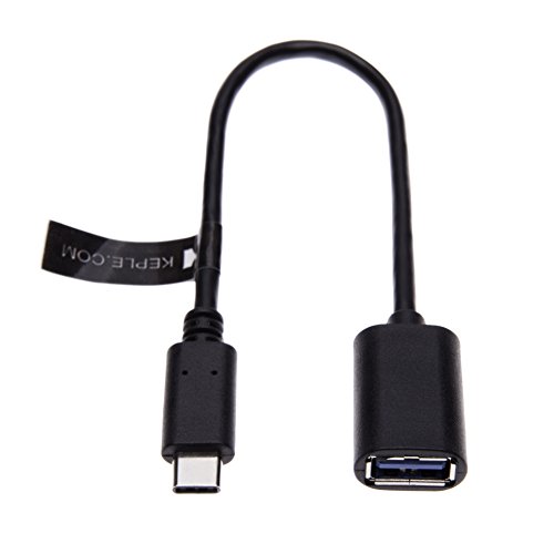 OTG Kabel Kompatibel mit Samsung Galaxy A3(2017), A5(2017), A7 (2017) Typ-C Adapter Konverter Zu OTG USB-Kabel USB C 3.1 Zu Standard weiblich 3.0 Steckverbinder Tastatur Maus (15 cm/0.5ft USB-Host) von Keple