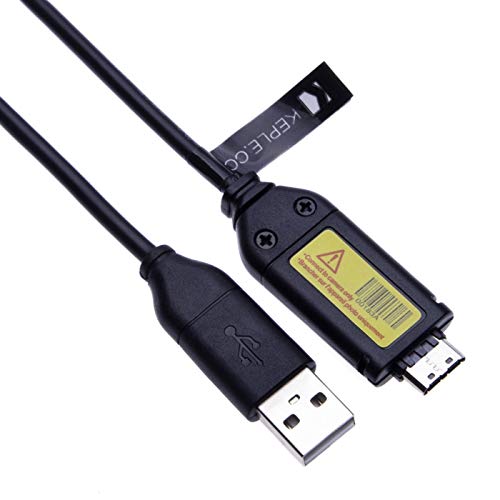 USB Kabel Ladegerät & Datensynchronisationskabel Kompatibel mit Samsung Digitalkamera EX, L, WB, S, SL, ST, SH, P, PL Serie | SUC-3 SUC-5 SUC-7 Datentransfer- und Ladekabel von Keple