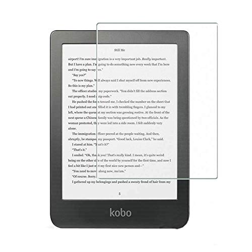 Kepuch 2 Pack Gehärtetes Glas Bildschirmschutz für Kobo Nia 2020,Kobo Aura Edition 2,Kobo Clara HD von Kepuch