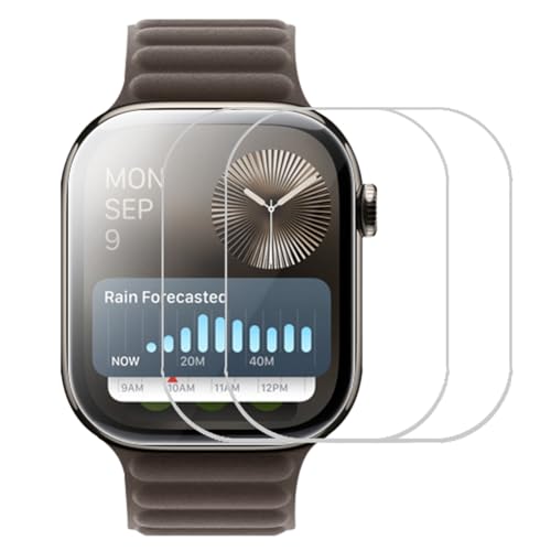Kepuch Bildschirmschutz für Apple Watch Series 10 46mm - Gehärtetes Glas 2 Pack von Kepuch