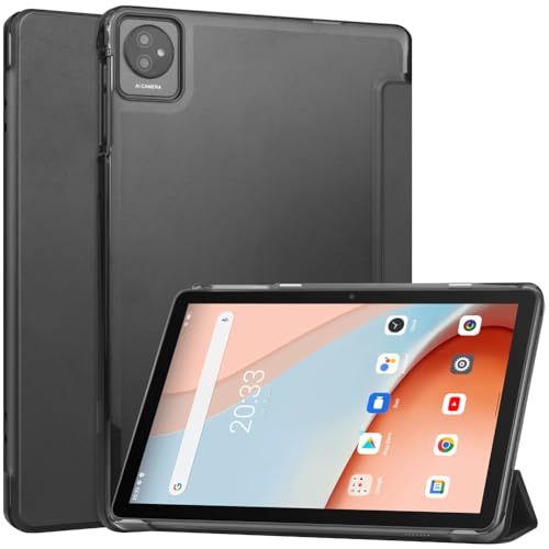Kepuch Custer Hülle für Blackview Tab 70 WiFi, Tab 8 WiFi, Tab 7 WiFi 10.1",Smart PU-Leder Hüllen Schutzhülle Tasche Case Cover - Schwarz von Kepuch