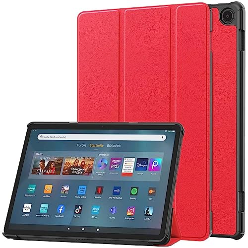 Kepuch Custer Hülle für Fire Max 11,Smart PU-Leder Hüllen Schutzhülle Tasche Case Cover für Fire Max 11 - Rot von Kepuch