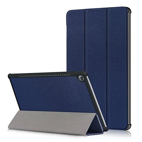 Kepuch Custer Hülle für Huawei MediaPad M5 10.8 CMR-AL09 CMR-W09,Smart PU-Leder Hüllen Schutzhülle Tasche Case Cover für Huawei MediaPad M5 10.8 CMR-AL09 CMR-W09 - Blau von Kepuch