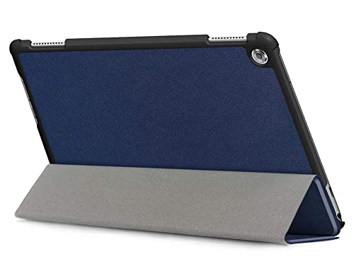 Kepuch Custer Hülle für Huawei MediaPad M5 Lite 10,Smart PU-Leder Hüllen Schutzhülle Tasche Case Cover für Huawei MediaPad M5 Lite 10 - Blau von Kepuch