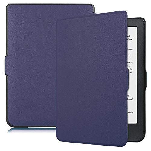 Kepuch Custer Hülle für Kobo Clara HD,Smart PU-Leder Hüllen Schutzhülle Tasche Case Cover für Kobo Clara HD - Blau von Kepuch