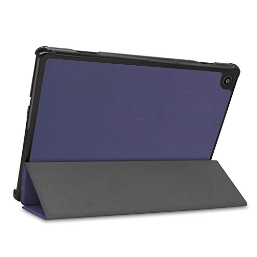 Kepuch Custer Hülle für Lenovo Tab M10 FHD Rel TB-X605FC TB-X605LC,Smart PU-Leder Hüllen Schutzhülle Tasche Case Cover für Lenovo Tab M10 FHD Rel TB-X605FC TB-X605LC - Blau von Kepuch