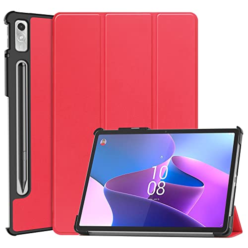 Kepuch Custer Hülle für Lenovo Tab P11 Pro 2nd 2022 11.2" TB132FU TB138FC,Smart PU-Leder Hüllen Schutzhülle Tasche Case Cover für Lenovo Tab P11 Pro 2nd 2022 11.2" TB132FU TB138FC - Rot von Kepuch