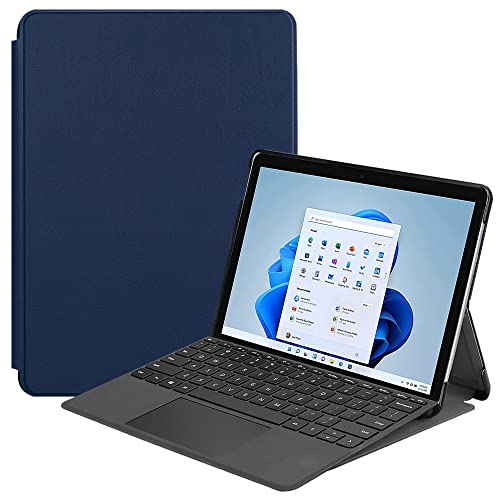 Kepuch Custer Hülle für Microsoft Surface Pro 8,Smart PU-Leder Hüllen Schutzhülle Tasche Case Cover für Microsoft Surface Pro 8 - Blau von Kepuch