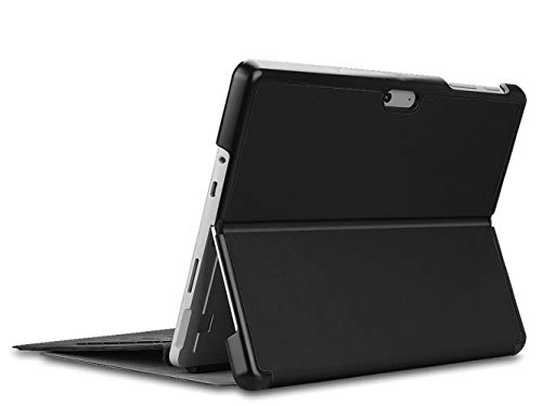 Kepuch Custer Hülle für Surface Pro 7 6 5 4,Smart PU-Leder Hüllen Schutzhülle Tasche Case Cover für Surface Pro 7 6 5 4 - Schwarz von Kepuch