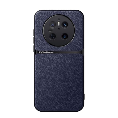 Kepuch Hülle für Huawei Mate 70 - Hüllen Case Eingebaute Metallplatte Litschi Grano - Blau Kepuch Hülle für Huawei Mate 70 - Hüllen Case Eingebaute Metallplatte Litschi Grano - Blau von Kepuch