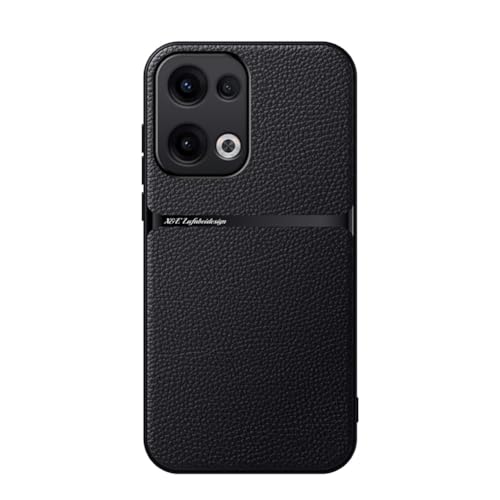 Kepuch Hülle für Oppo Reno 13 5G China - Hüllen Case Eingebaute Metallplatte Litschi Grano - Schwarz Kepuch Hülle für Oppo Reno 13 5G China - Hüllen Case Eingebaute Metallplatte Litschi Grano - Schwarz von Kepuch