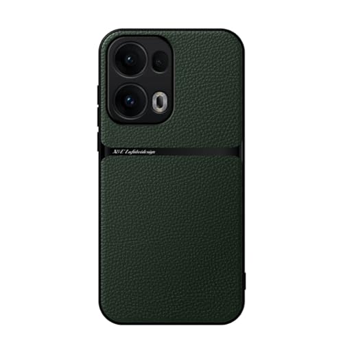 Kepuch Hülle für Oppo Reno 13 Pro 5G China - Hüllen Case Eingebaute Metallplatte Litschi Grano - Grün Kepuch Hülle für Oppo Reno 13 Pro 5G China - Hüllen Case Eingebaute Metallplatte Litschi Grano - Grün von Kepuch