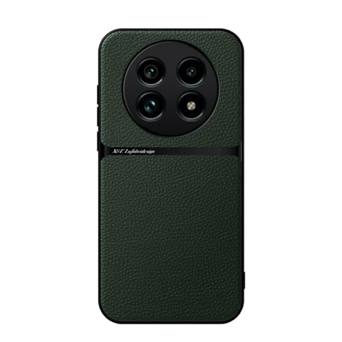 Kepuch Hülle für Realme 13 Pro 5G China/Realme 13 Plus - Hüllen Case Eingebaute Metallplatte Litschi Grano - Grün Kepuch Hülle für Realme 13 Pro 5G China/Realme 13 Plus - Hüllen Case Eingebaute Metallplatte Litschi Grano - Grün von Kepuch