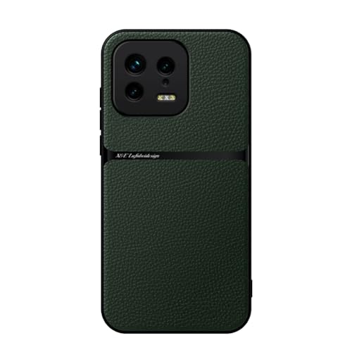 Kepuch Hülle für Xiaomi 13 - Hüllen Case Eingebaute Metallplatte Litschi Grano - Grün Kepuch Hülle für Xiaomi 13 - Hüllen Case Eingebaute Metallplatte Litschi Grano - Grün von Kepuch