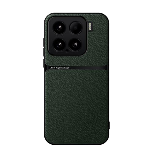 Kepuch Hülle für Xiaomi 15 - Hüllen Case Eingebaute Metallplatte Litschi Grano - Grün Kepuch Hülle für Xiaomi 15 - Hüllen Case Eingebaute Metallplatte Litschi Grano - Grün von Kepuch