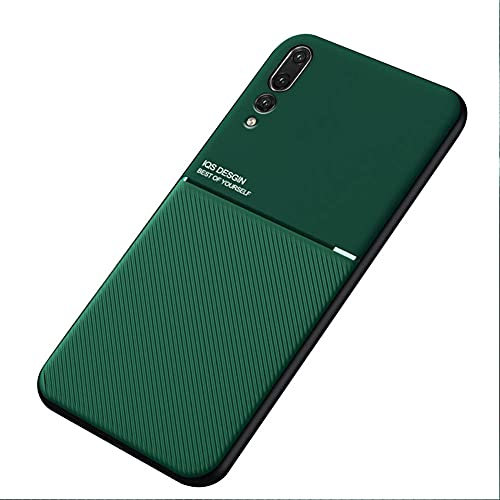 Kepuch Mowen Hülle Hüllen Case Eingebaute Metallplatte für Huawei P20 Pro - Grün von Kepuch