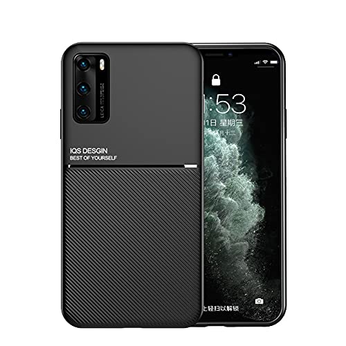 Kepuch Mowen Hülle Hüllen Case Eingebaute Metallplatte für Huawei P40 - Schwarz von Kepuch