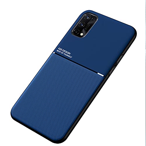 Kepuch Mowen Hülle Hüllen Case Eingebaute Metallplatte für Oppo Realme 7 Pro - Blau von Kepuch