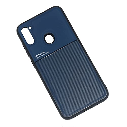 Kepuch Mowen Hülle Hüllen Case Eingebaute Metallplatte für Samsung Galaxy A11 - Blau von Kepuch