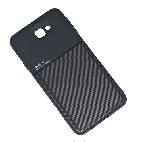 Kepuch Mowen Hülle Hüllen Case Eingebaute Metallplatte für Samsung Galaxy J7 Prime - Schwarz von Kepuch