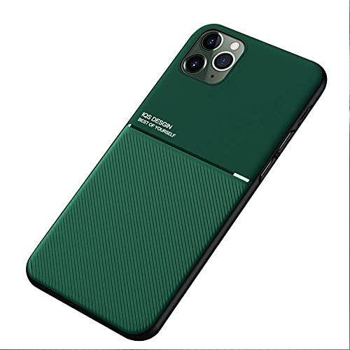 Kepuch Mowen Hülle Hüllen Case Eingebaute Metallplatte für iPhone 11 Pro - Grün von Kepuch