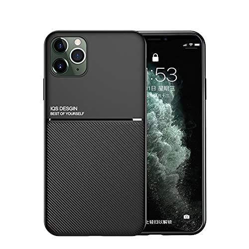 Kepuch Mowen Hülle Hüllen Case Eingebaute Metallplatte für iPhone 11 Pro Max - Schwarz von Kepuch