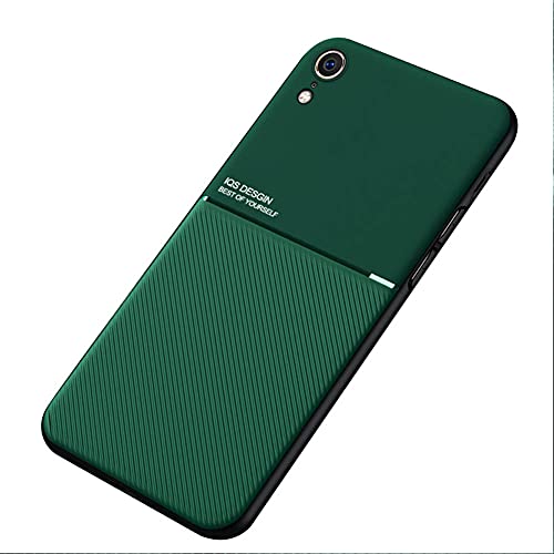 Kepuch Mowen Hülle Hüllen Case Eingebaute Metallplatte für iPhone XR - Grün von Kepuch