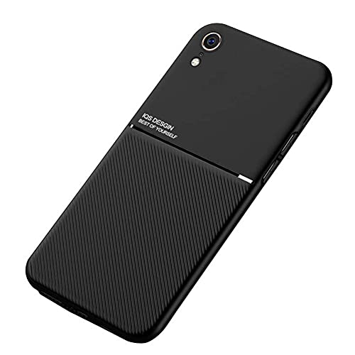 Kepuch Mowen Hülle Hüllen Case Eingebaute Metallplatte für iPhone XR - Schwarz von Kepuch