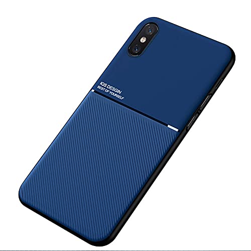 Kepuch Mowen Hülle Hüllen Case Eingebaute Metallplatte für iPhone XS Max - Blau von Kepuch