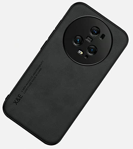 Kepuch Silklike Hülle für Honor Magic 5 Pro - Hüllen Case Eingebaute Metallplatte für Honor Magic 5 Pro - Schwarz von Kepuch