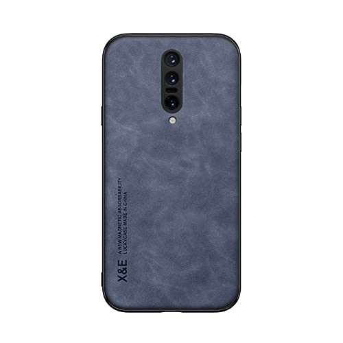 Kepuch Silklike Hülle für Oneplus 7 Pro - Hüllen Case Eingebaute Metallplatte für Oneplus 7 Pro - Blau von Kepuch