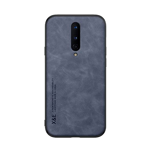 Kepuch Silklike Hülle für Oneplus 8 - Hüllen Case Eingebaute Metallplatte für Oneplus 8 - Blau von Kepuch