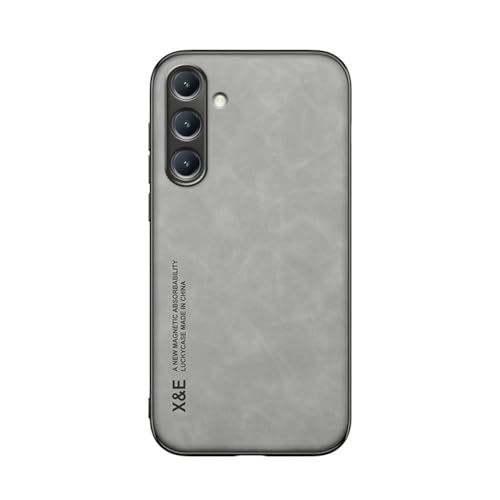 Kepuch Silklike Hülle für Samsung Galaxy S24+, S24 Plus - Hüllen Case Eingebaute Metallplatte für Samsung Galaxy S24+, S24 Plus - Grau Kepuch Silklike Hülle für Samsung Galaxy S24+, S24 Plus - Hüllen Case Eingebaute Metallplatte für Samsung Galaxy S24+, S24 Plus - Grau von Kepuch