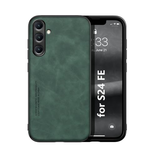 Kepuch Silklike Hülle für Samsung Galaxy S24 FE - Hüllen Case Eingebaute Metallplatte für Samsung Galaxy S24 FE - Grün Kepuch Silklike Hülle für Samsung Galaxy S24 FE - Hüllen Case Eingebaute Metallplatte für Samsung Galaxy S24 FE - Grün von Kepuch