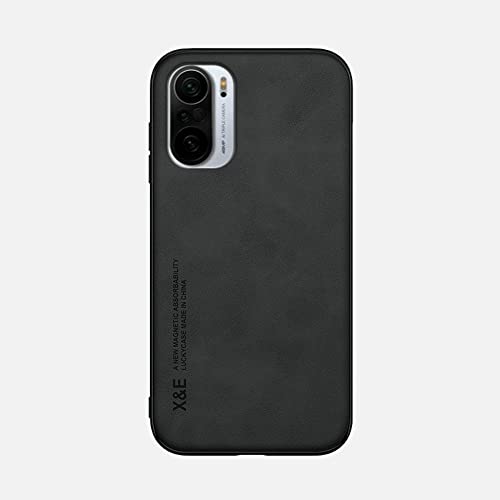 Kepuch Silklike Hülle für Xiaomi 11i/11X Pro,Redmi K40/K40 Pro,Poco F3 - Hüllen Case Eingebaute Metallplatte für Xiaomi 11i/11X Pro,Redmi K40/K40 Pro,Poco F3 - Schwarz von Kepuch
