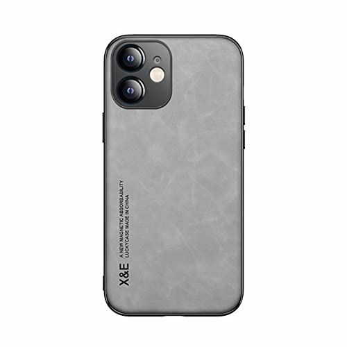 Kepuch Silklike Hülle für iPhone 11 6.1" - Hüllen Case Eingebaute Metallplatte für iPhone 11 6.1" - Grau von Kepuch