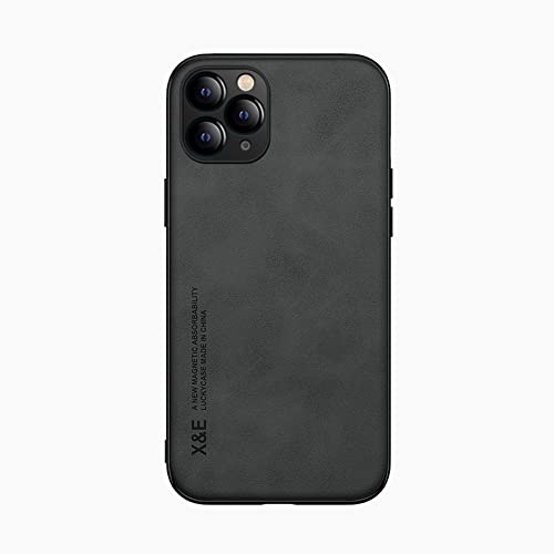 Kepuch Silklike Hülle für iPhone 11 Pro 5.8" - Hüllen Case Eingebaute Metallplatte für iPhone 11 Pro 5.8" - Schwarz von Kepuch