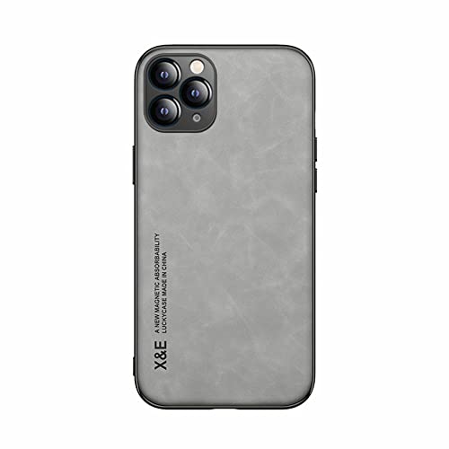 Kepuch Silklike Hülle für iPhone 11 Pro Max 6.5" - Hüllen Case Eingebaute Metallplatte für iPhone 11 Pro Max 6.5" - Grau von Kepuch