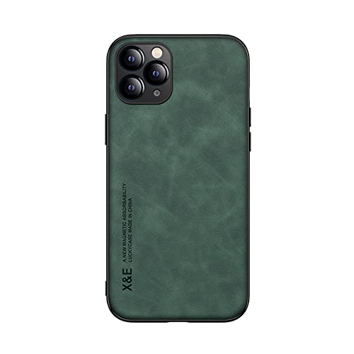 Kepuch Silklike Hülle für iPhone 11 Pro Max 6.5" - Hüllen Case Eingebaute Metallplatte für iPhone 11 Pro Max 6.5" - Grün von Kepuch