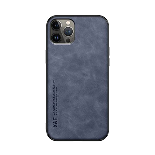 Kepuch Silklike Hülle für iPhone 14 Plus - Hüllen Case Eingebaute Metallplatte für iPhone 14 Plus - Blau von Kepuch