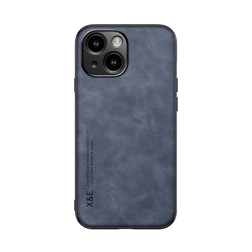Kepuch Silklike Hülle für iPhone 15 - Hüllen Case Eingebaute Metallplatte für iPhone 15 - Blau von Kepuch