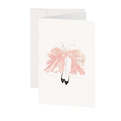 Kera Till Grußkarte Luftballons Greeting Card with Illustration, Premium Paper inkl. Umschlag Din A6 MetaPaper Extrasmooth Warmweiß 270g von Kera Till