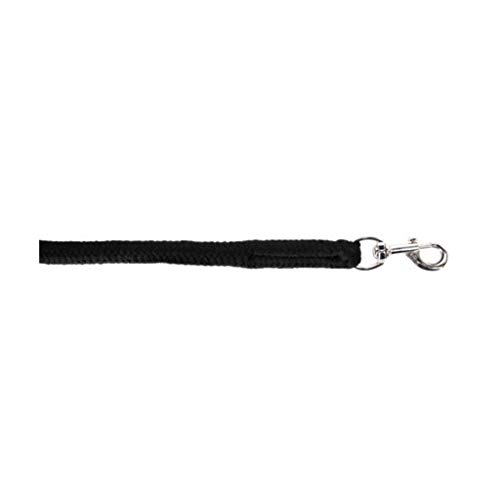 Baumwollstrick 2mtr. schwarz mit Karabiner von Kerbl