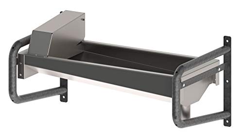 Beheizbare Edelstahl-Trog- tränke 100cm, m. Wandkonsole Beheizbare Edelstahl-Trog- tränke 100cm, m. Wandkonsole von Kerbl