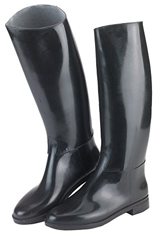 Covalliero Kerbl Reitstiefel Hippo aus Kunststoff, mit Sporenhalterung, schwarz, Größe 36 von Kerbl