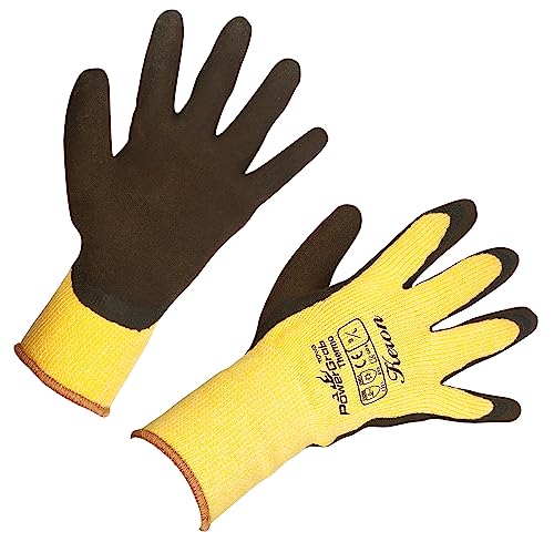 Kerbl 297283 PowerGrab Thermo Winterhandschuh, Gelb, Größe 9 von Kerbl