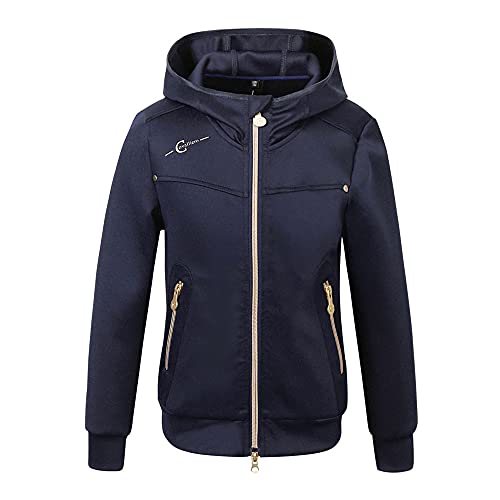 Kerbl 3223165 Volle Hülse Hoody Jacke für Kinder, Marine, Größe 152/158, 30 Stück von Kerbl